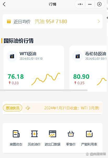 原油国际油价(原油国际油价最新报价)